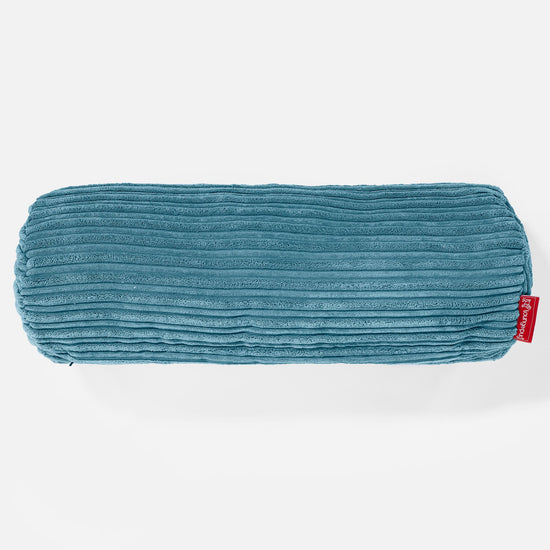 Bolster Scatter Cushion 20 x 55cm - Cord Aegean Blue 02