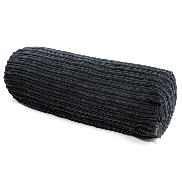 Bolster Scatter Cushion 20 x 55cm - Cord Black 01