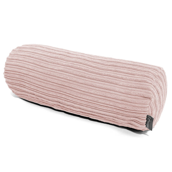 Bolster Scatter Cushion 20 x 55cm - Cord Blush Pink 01