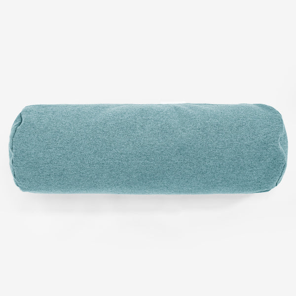 Bolster Scatter Cushion 20 x 55cm - Interalli Wool Aqua 01