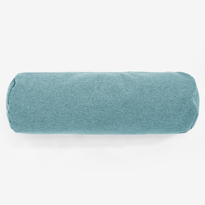 Bolster Scatter Cushion 20 x 55cm - Interalli Wool Aqua 02
