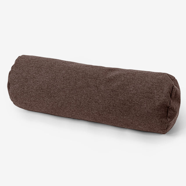 Bolster Scatter Cushion 20 x 55cm - Interalli Wool Brown 01