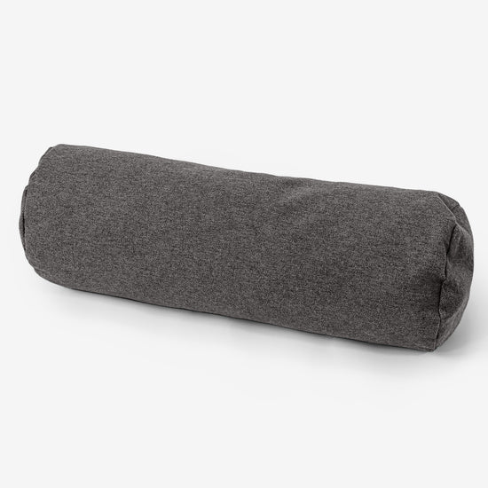 Bolster Scatter Cushion 20 x 55cm - Interalli Wool Grey 01
