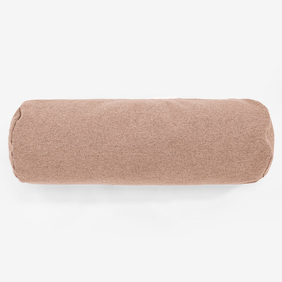 Bolster Scatter Cushion 20 x 55cm - Interalli Wool Sand 02