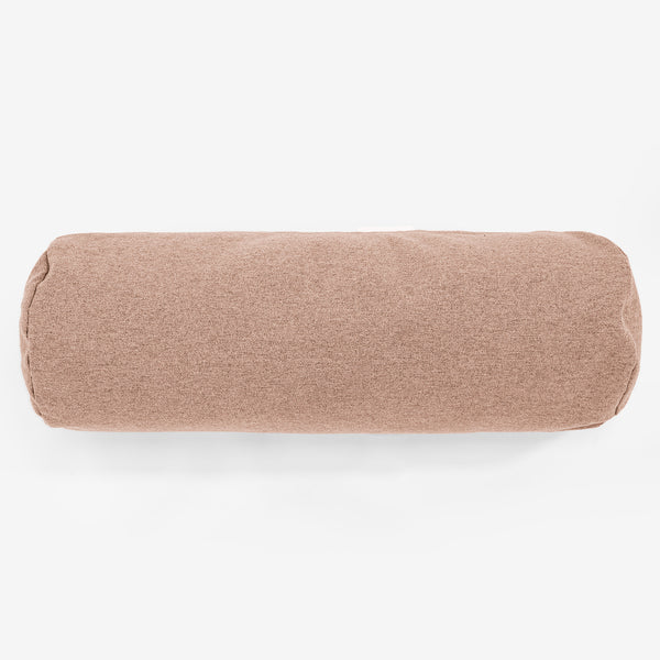 Bolster Scatter Cushion 20 x 55cm - Interalli Wool Sand 01