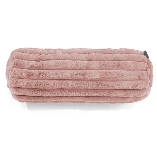Bolster Scatter Cushion Cover 20 x 55cm - Ultra Plush Cord Dusty Pink 02