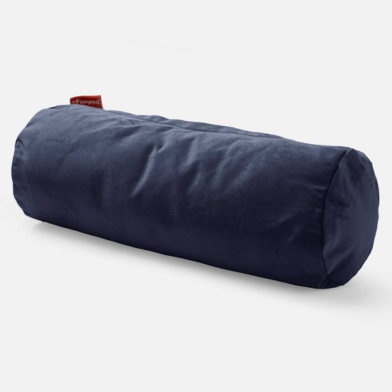 Bolster Scatter Cushion 20 x 55cm - Velvet Midnight Blue 01