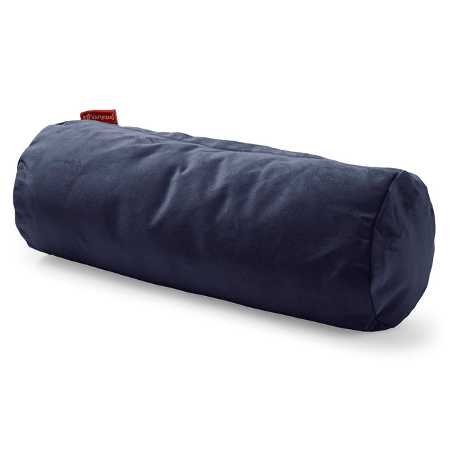 Bolster Scatter Cushion 20 x 55cm - Velvet Midnight Blue 01