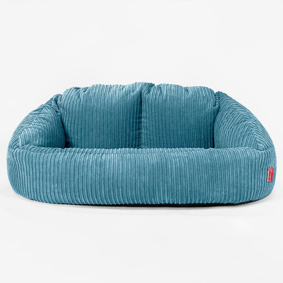 Bubble Sofa Bean Bag - Cord Aegean Blue 01