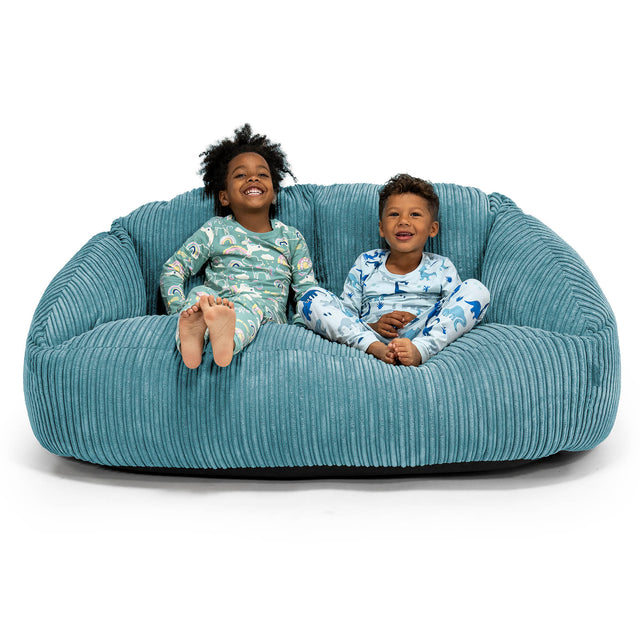 Kids' Giant Bubble Sofa 3-14 yr - Cord Aegean 01