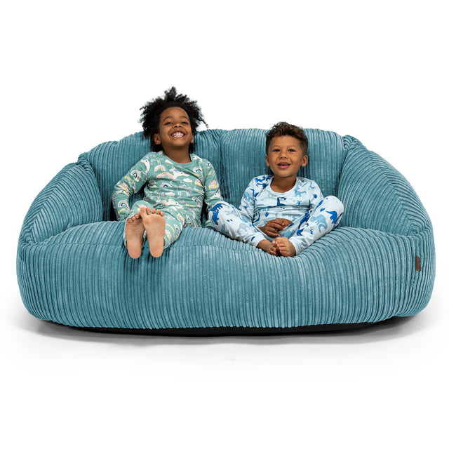 Kids' Giant Bubble Sofa 3-14 yr - Cord Aegean 01