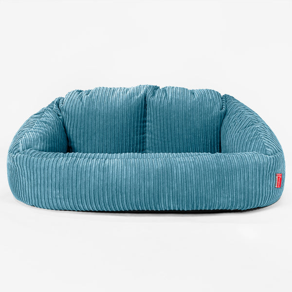 Kids' Giant Bubble Sofa 3-14 yr - Cord Aegean 01