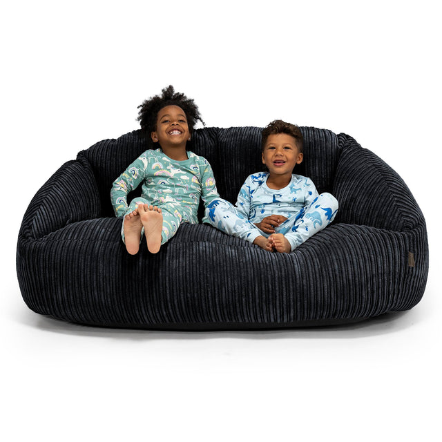 Kids' Giant Bubble Sofa 3-14 yr - Cord Black 01
