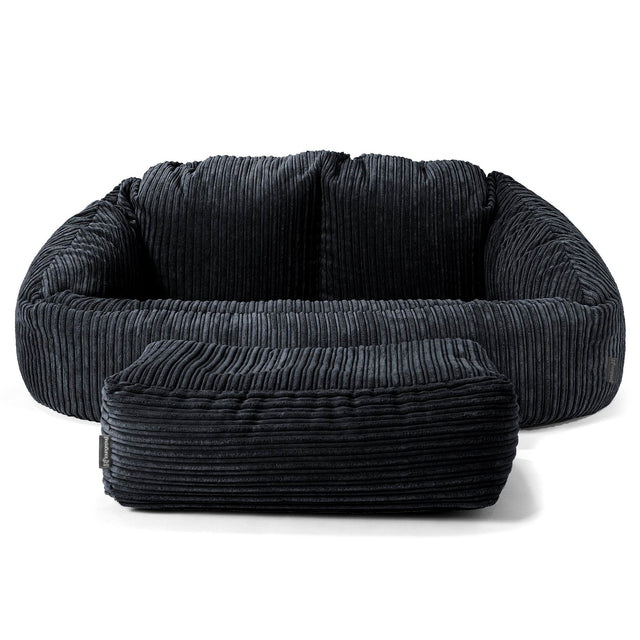 Kids' Giant Bubble Sofa 3-14 yr - Cord Black 02