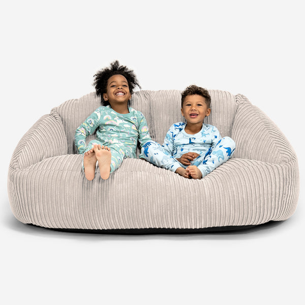 Kids' Giant Bubble Sofa 3-14 yr - Cord Ivory 01