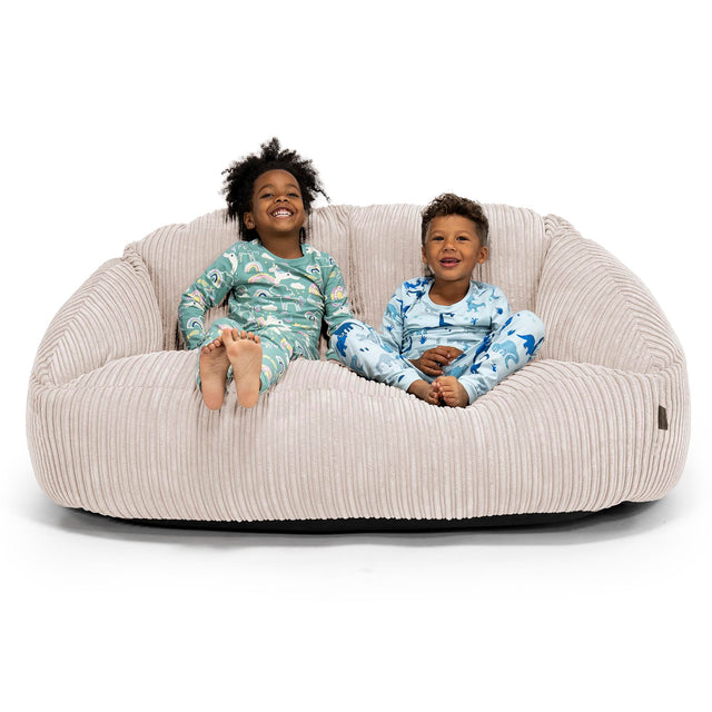 Kids' Giant Bubble Sofa 3-14 yr - Cord Ivory 01