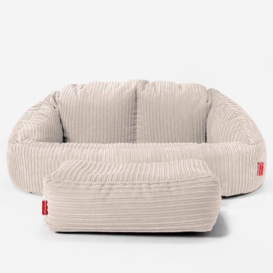 Kids' Giant Bubble Sofa 3-14 yr - Cord Ivory 02