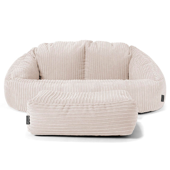 Kids' Giant Bubble Sofa 3-14 yr - Cord Ivory 02