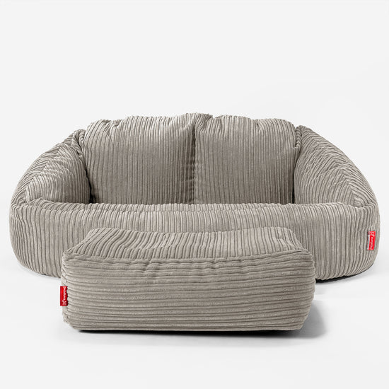 Kids' Giant Bubble Sofa 3-14 yr - Cord Mink 02