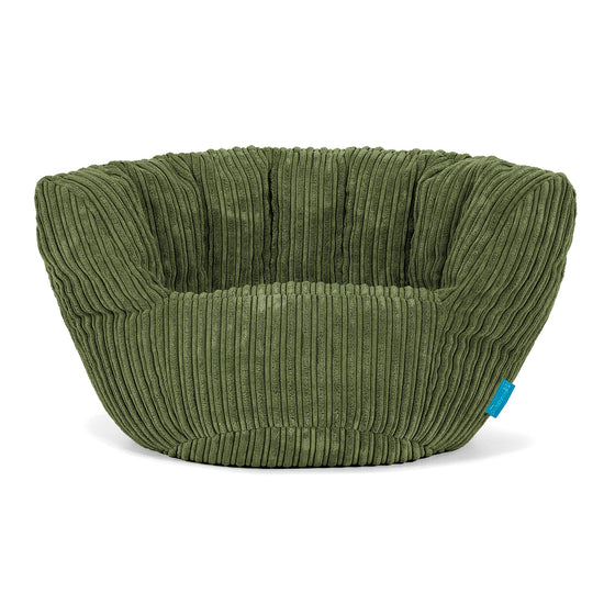 Charles Vintish Children's Bean Bag 2-6 yr - Cord Forest Green 01