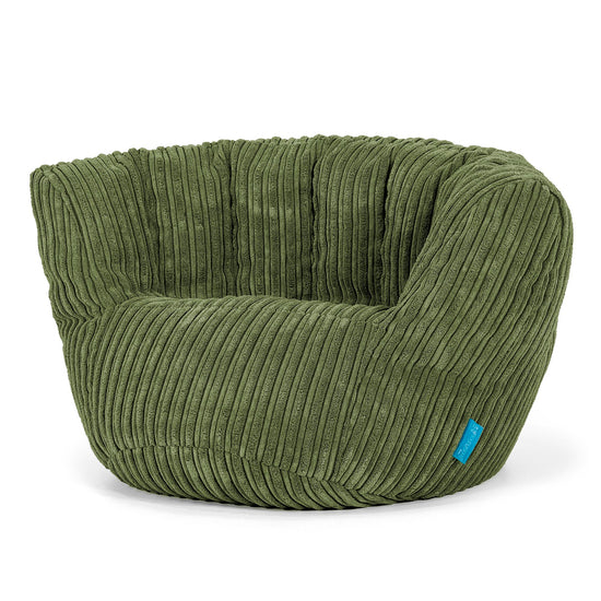 Charles Vintish Children's Bean Bag 2-6 yr - Cord Forest Green 02
