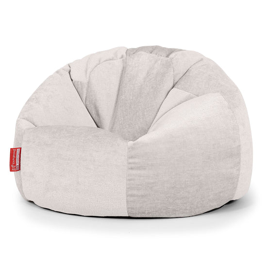 Classic Bean Bag Chair - Chenille Cream 01