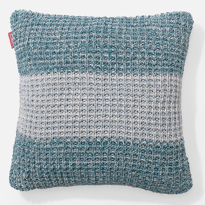 Scatter Cushion 45 x 45cm - 100% Cotton Chester Blue 01