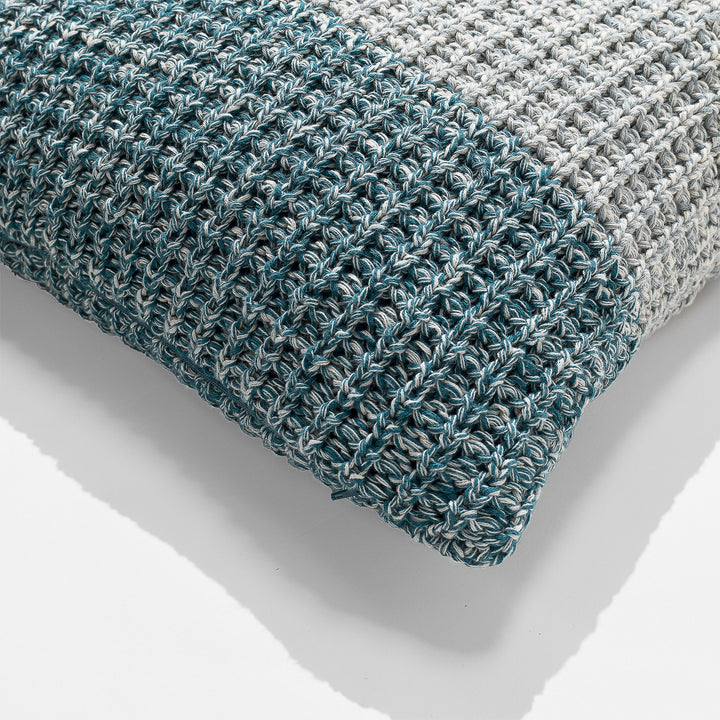 Scatter Cushion 45 x 45cm - 100% Cotton Chester Blue 02