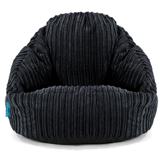 Children's Bubble Bean Bag 1-3 yr - Cord Black 01