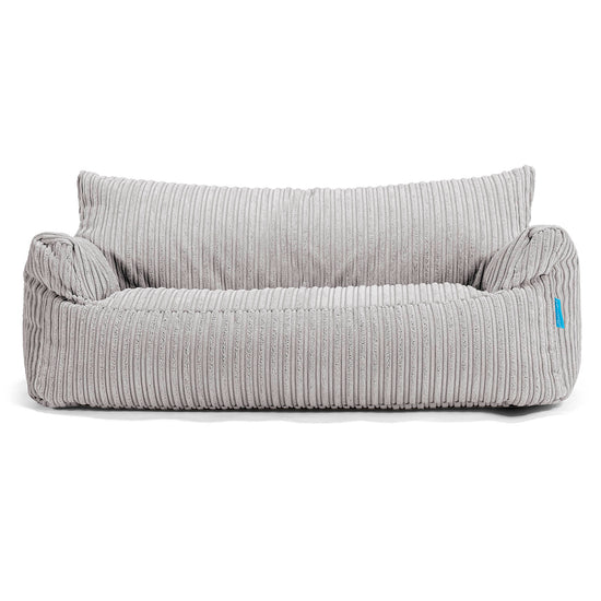 Josephine Children's Sofa Bean Bag 1-5 yr - Cord Aluminium Silver 01