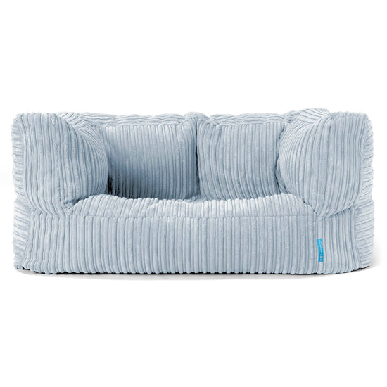 Albert Kids Sofa Bean Bag 2-6 yr - Cord Baby Blue 01