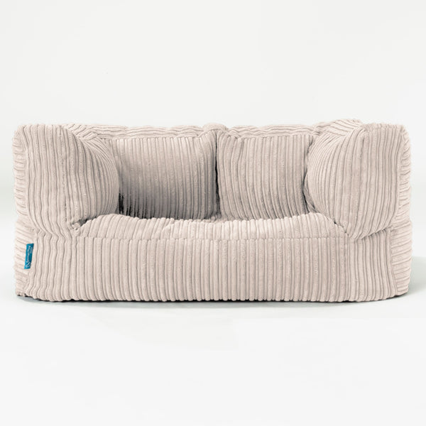 Albert Kids Sofa Bean Bag 2-6 yr - Cord Ivory 01