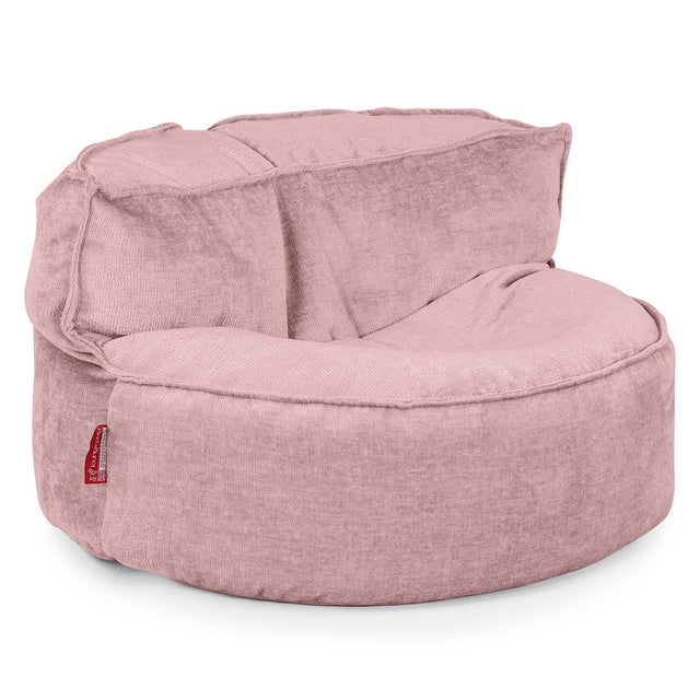 Chloe Bean Bag Sofa - Chenille Pink 01