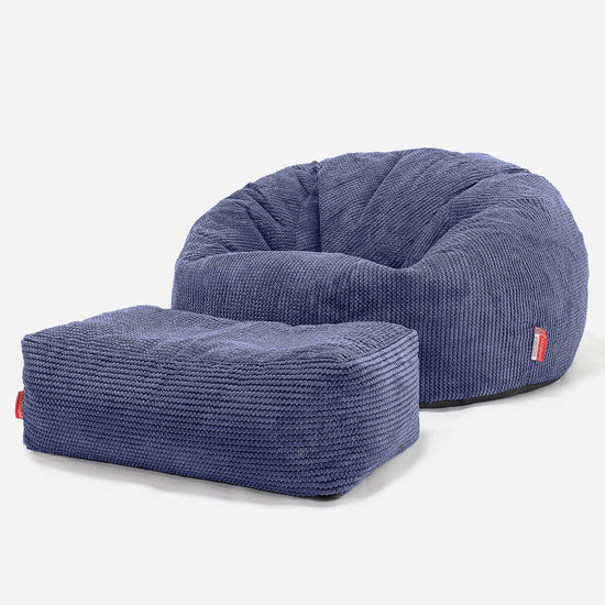 Children's Bean Bag Sofa 6-14 yr - Pom Pom Purple 03