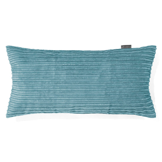 XL Rectangular Support Cushion 40 x 80cm - Cord Aegean Blue 01
