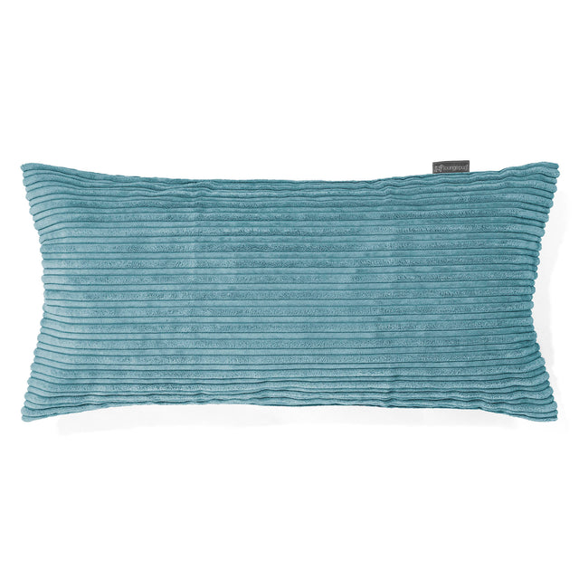 XL Rectangular Support Cushion 40 x 80cm - Cord Aegean Blue 01