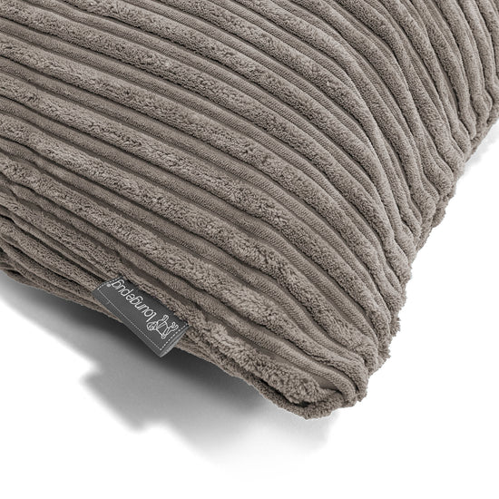 XL Rectangular Support Cushion 40 x 80cm - Cord Graphite Grey 02