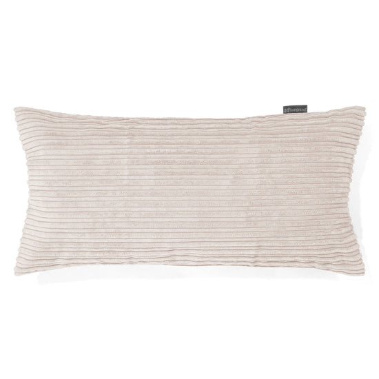 XL Rectangular Support Cushion 40 x 80cm - Cord Ivory 01