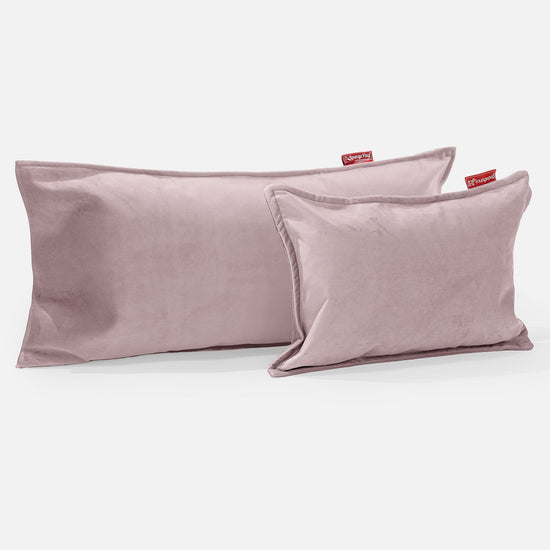 XL Rectangular Support Cushion 40 x 80cm - Velvet Rose Pink 03