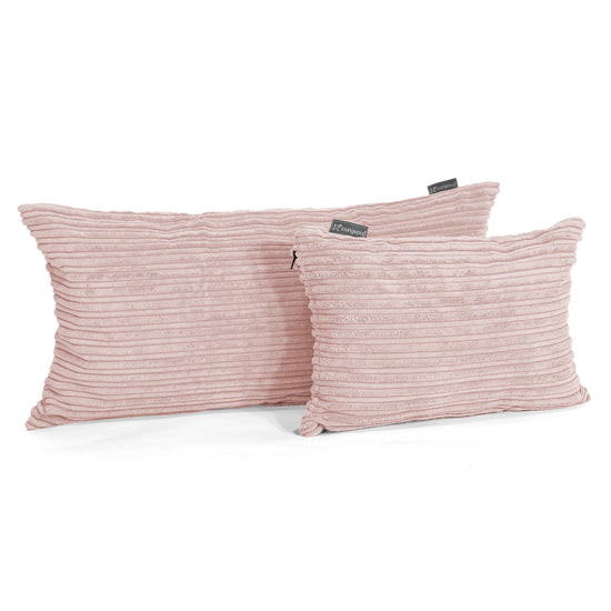 XL Rectangular Support Cushion 40 x 80cm - Cord Blush Pink 03