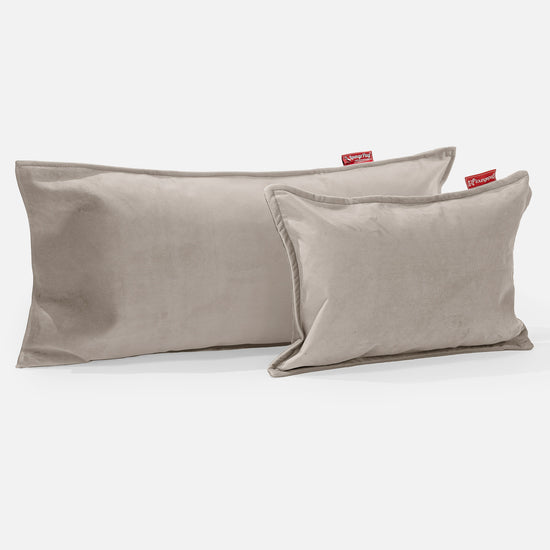 XL Rectangular Support Cushion 40 x 80cm - Velvet Mink 03