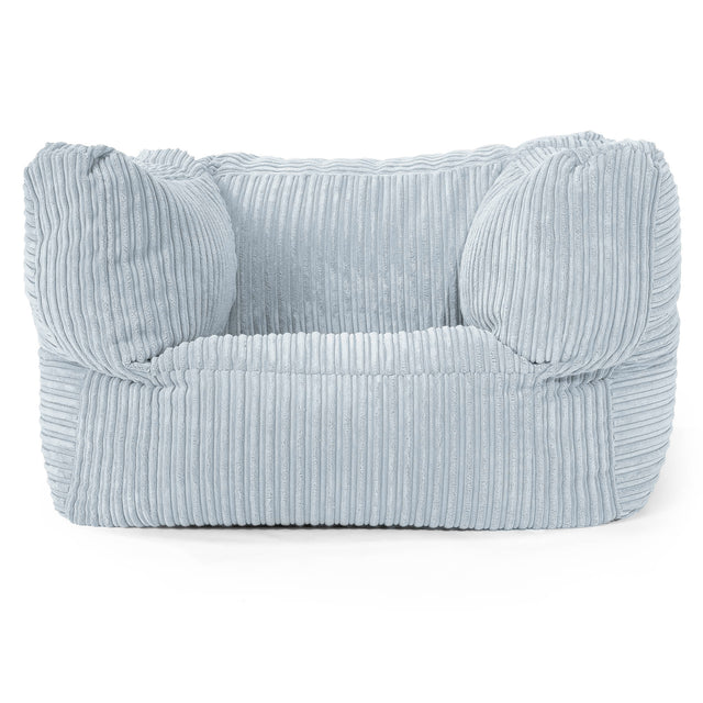 Albert Bean Bag Armchair - Cord Baby Blue 01