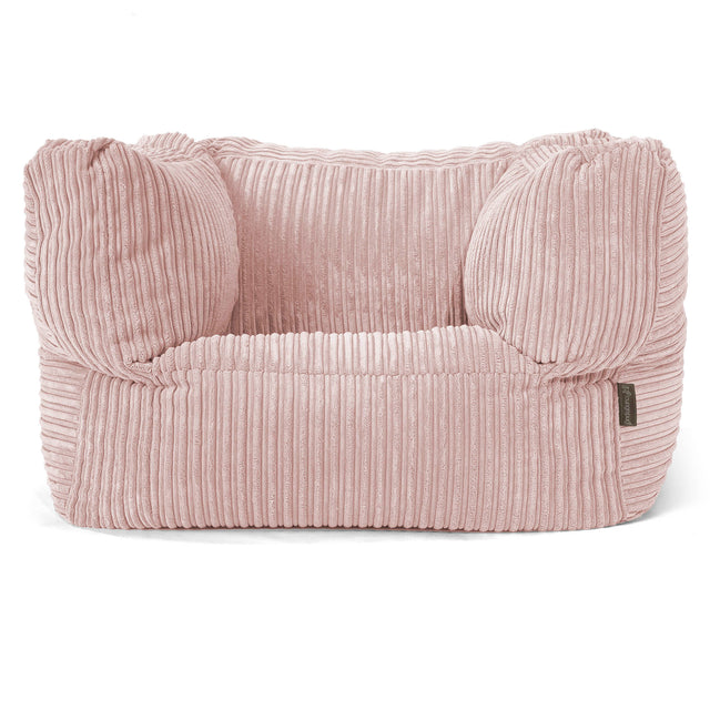 Albert Bean Bag Armchair - Cord Blush Pink 01