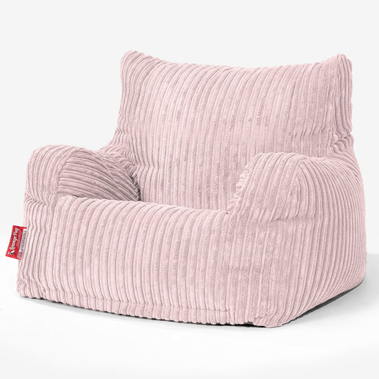 Josephine Bean Bag Armchair - Cord Blush Pink 01