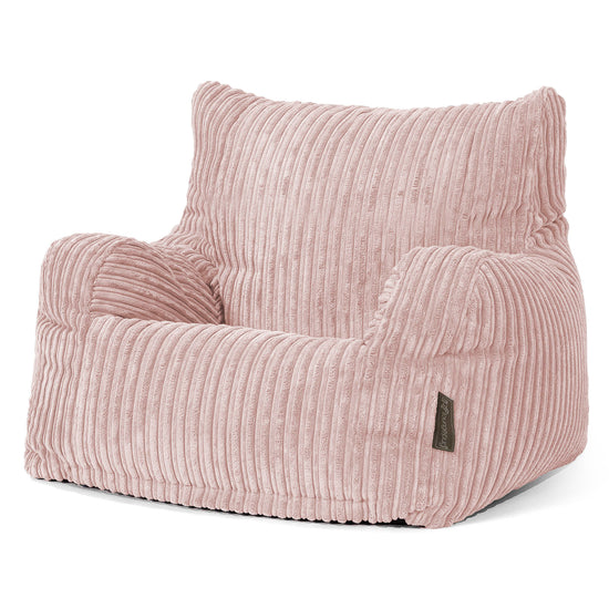 Josephine Bean Bag Armchair - Cord Blush Pink 01