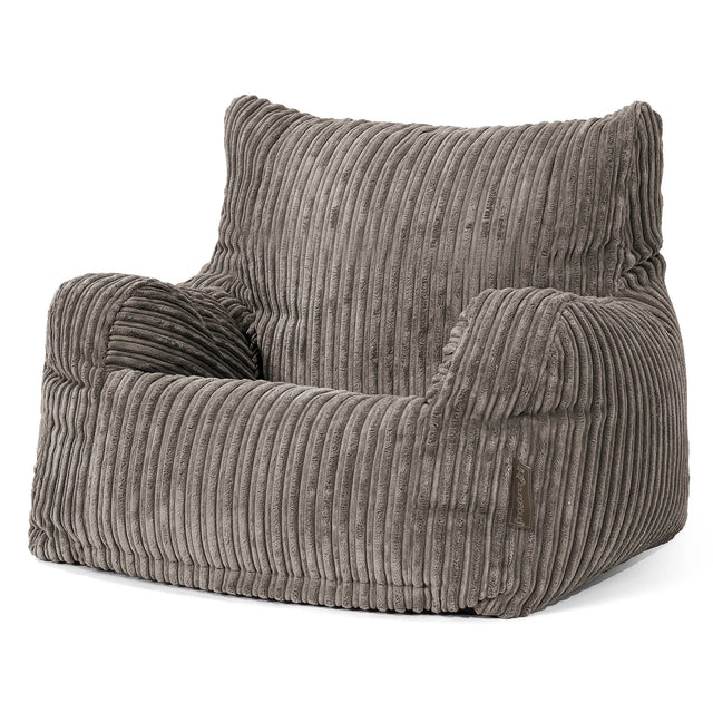 Josephine Bean Bag Armchair - Cord Graphite Grey 01