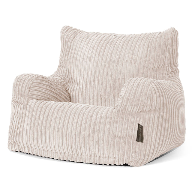Josephine Bean Bag Armchair - Cord Ivory 01
