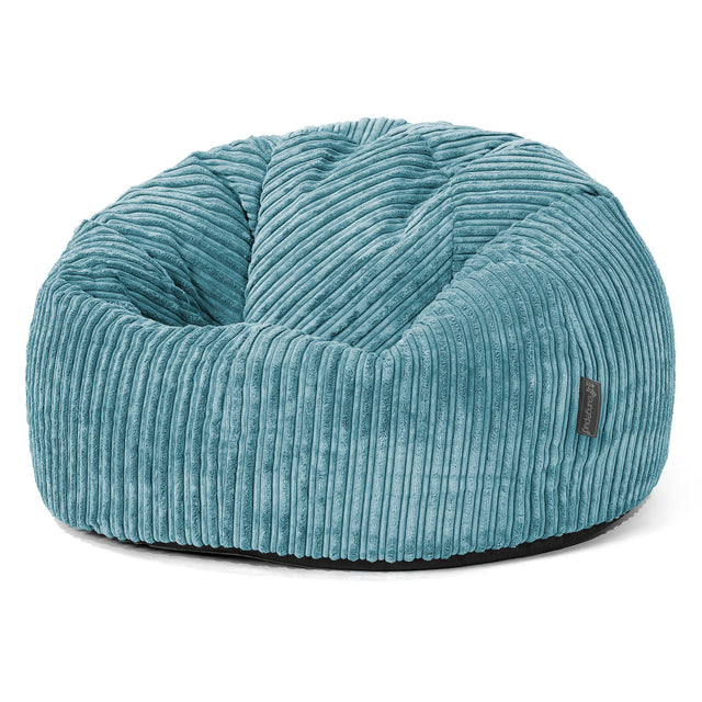 Classic Bean Bag Chair - Cord Aegean Blue 01