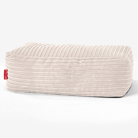 Large Footstool - Cord Ivory 01