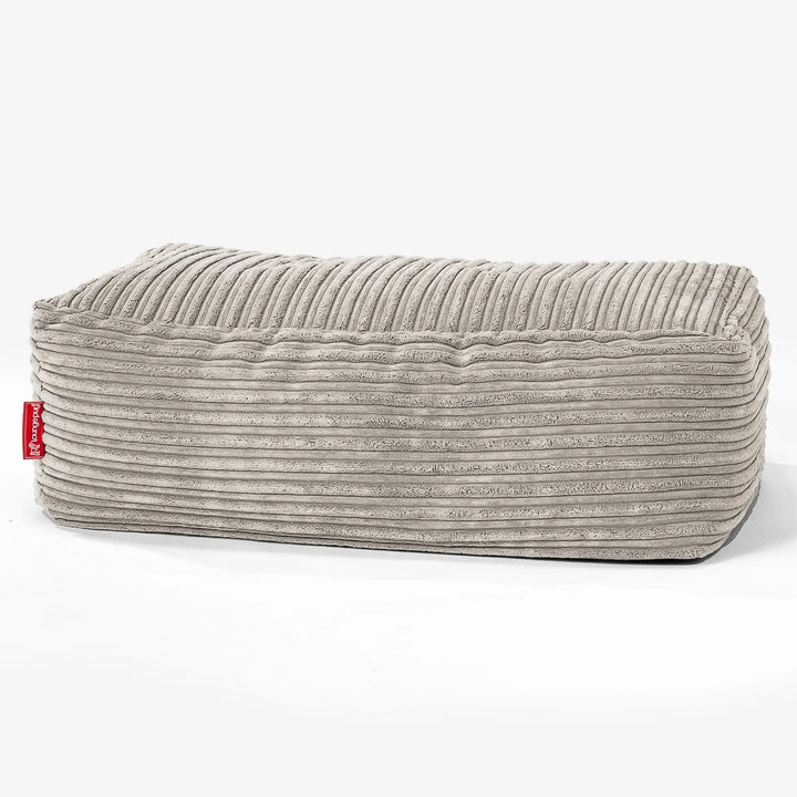 CloudSac 100 Memory Foam Footstool - Cord Mink 01